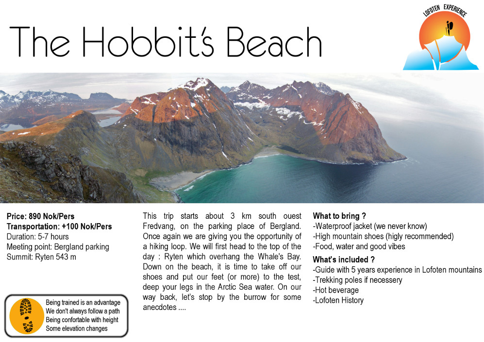 hobbit beach lofoten trip
